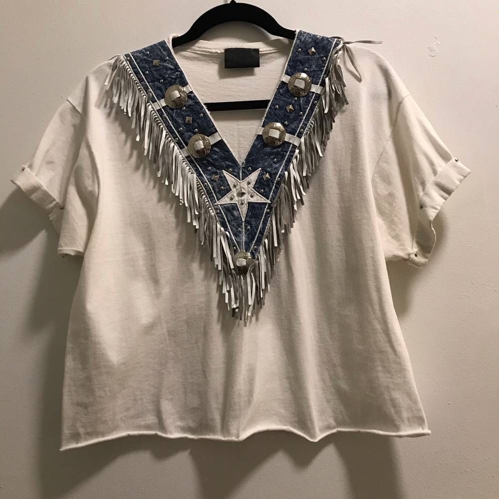 Vintage Western Crop Tee